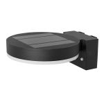 Ledvance LED Wandlamp Endura Stijl Circle Zwart 6W 400lm - 830 Warm Wit | Solar - Bewegings- en lichtsensor  Ledvance LED Wandlamp Endura Stijl Circle Zwart 6W 400lm - 830 Warm Wit | Solar - Bewegings- en lichtsensor