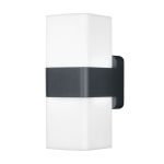 Ledvance Smart+ Wifi Wandlamp Grijs Up & Down - Buitenverlichting - 13.5W 950lm - 830 Warm Wit | RGBW - Dimbaar Ledvance Smart+ Wifi Wandlamp Grijs Up & Down - Buitenverlichting - 13.5W 950lm - 830 Warm Wit | RGBW - Dimbaar