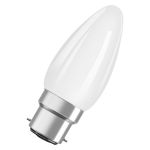 Osram Parathom Classic LED B22d Kaars Filament Mat 4.8W 470lm - 827 Zeer Warm Wit | Dimbaar - Vervangt 40W Osram Parathom Classic LED B22d Kaars Filament Mat 4.8W 470lm - 827 Zeer Warm Wit | Dimbaar - Vervangt 40W