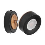 Ledvance LED Decor Spot Pluto Staal Zwart 4.8W 300lm - 830 Warm Wit Ledvance LED Decor Spot Pluto Staal Zwart 4.8W 300lm - 830 Warm Wit