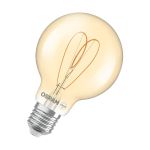 Osram Vintage 1906 LED E27 Globe Filament Heart Goud 8W 806lm - 922 Zeer Warm Wit | Beste Kleurweergave - Dimbaar - Vervangt 60W Osram Vintage 1906 LED E27 Globe Filament Heart Goud 8W 806lm - 922 Zeer Warm Wit | Beste Kleurweergave - Dimbaar - Vervangt 60W