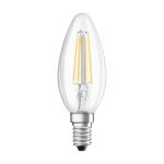 Ledvance Classic LED E14 Kaars Filament Helder 5.5W 806lm - 827 Zeer Warm Wit | Vervangt 60W Ledvance Classic LED E14 Kaars Filament Helder 5.5W 806lm - 827 Zeer Warm Wit | Vervangt 60W