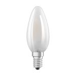Ledvance Classic LED E14 Kaars Filament Mat 4W 470lm - 827 Zeer Warm Wit | Vervangt 40W Ledvance Classic LED E14 Kaars Filament Mat 4W 470lm - 827 Zeer Warm Wit | Vervangt 40W