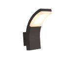 Ansell LED Wandlamp Senza Grafiet 6W 410lm - 830 Warm Wit | IP54 Ansell LED Wandlamp Senza Grafiet 6W 410lm - 830 Warm Wit | IP54