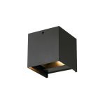 D'Lite LED Wandlamp Elingen Aluminium Zwart 4.9W 480lm - 830 Warm Wit | Bewegingssensor D'Lite LED Wandlamp Elingen Aluminium Zwart 4.9W 480lm - 830 Warm Wit | Bewegingssensor