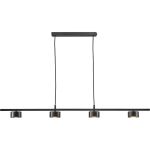 Nordlux LED Pendelarmatuur Rail Clyde Zwart 20W 350lm 120D - 827 Zeer Warm Wit | 3-staps Dimbaar Nordlux LED Pendelarmatuur Rail Clyde Zwart 20W 350lm 120D - 827 Zeer Warm Wit | 3-staps Dimbaar