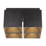 Nordlux Spot Ethan Zwart - Aluminium | 4x GU10 Max 35W Nordlux Spot Ethan Zwart - Aluminium | 4x GU10 Max 35W