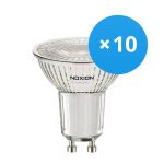 Voordeelpak 10x Noxion LED Spot GU10 PAR16 3W 230lm 36D - 830 Warm Wit | Dimbaar - Vervangt 35W Voordeelpak 10x Noxion LED Spot GU10 PAR16 3W 230lm 36D - 830 Warm Wit | Dimbaar - Vervangt 35W