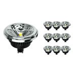 Voordeelpak 10x Noxion Lucent LED Spot GU10 AR111 12W 600lm 40D - 927 Zeer Warm Wit | Beste Kleurweergave - Dimbaar - Vervangt 80W Voordeelpak 10x Noxion Lucent LED Spot GU10 AR111 12W 600lm 40D - 927 Zeer Warm Wit | Beste Kleurweergave - Dimbaar - Vervangt 80W