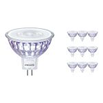Voordeelpak 10x Philips Corepro LED Spot GU5.3 MR16 7W 621lm 36D - 830 Warm Wit | Vervangt 50W Voordeelpak 10x Philips Corepro LED Spot GU5.3 MR16 7W 621lm 36D - 830 Warm Wit | Vervangt 50W