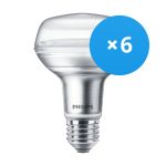 Voordeelpak 6x Philips Corepro LED Spot E27 R80 4W 345lm 36D - 827 Zeer Warm Wit | Vervangt 60W Voordeelpak 6x Philips Corepro LED Spot E27 R80 4W 345lm 36D - 827 Zeer Warm Wit | Vervangt 60W
