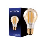 Noxion Lucent Filament LED E27 Peer Amber 7.2W 630lm -  822 Zeer Warm Wit | Dimbaar - Vervangt 50W Noxion Lucent Filament LED E27 Peer Amber 7.2W 630lm -  822 Zeer Warm Wit | Dimbaar - Vervangt 50W