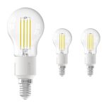 Voordeelpak 3x Calex Smart Kogelvormig LED Lamp E14 4,5W 450lm 1800-3000K Filament | Tuya Wifi - Afstembaar Wit Voordeelpak 3x Calex Smart Kogelvormig LED Lamp E14 4,5W 450lm 1800-3000K Filament | Tuya Wifi - Afstembaar Wit