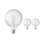 Voordeelpak 3x Calex Smart Globe G125 E27 7,5W 1055lm 1800-3000K Filament | Tuya Wifi - Afstembaar Wit Voordeelpak 3x Calex Smart Globe G125 E27 7,5W 1055lm 1800-3000K Filament | Tuya Wifi - Afstembaar Wit