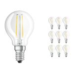 Voordeelpak 10x Ledvance CLASSIC LED E14 Peer Filament Helder 2.5W 250lm - 827 Zeer Warm Wit | Vervangt 25W Voordeelpak 10x Ledvance CLASSIC LED E14 Peer Filament Helder 2.5W 250lm - 827 Zeer Warm Wit | Vervangt 25W