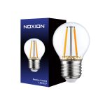 Noxion Lucent LED E27 Kogel Filament Helder 2.5W 250lm - 827 Zeer Warm Wit | Dimbaar - Vervangt 25W Noxion Lucent LED E27 Kogel Filament Helder 2.5W 250lm - 827 Zeer Warm Wit | Dimbaar - Vervangt 25W