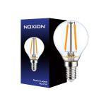 Noxion Lucent LED E14 Kogel Filament Helder 2.5W 250lm - 827 Zeer Warm Wit | Vervangt 25W Noxion Lucent LED E14 Kogel Filament Helder 2.5W 250lm - 827 Zeer Warm Wit | Vervangt 25W