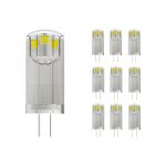 Voordeelpak 10x Noxion LED Bolt G4 1.8W 830 12V | Warm Wit - Vervangt 20W Voordeelpak 10x Noxion LED Bolt G4 1.8W 830 12V | Warm Wit - Vervangt 20W