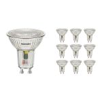 Voordeelpak 10x Noxion LED Spot GU10 4.8W 827 36D 450lm | Zeer Warm Wit - Vervangt 65W Voordeelpak 10x Noxion LED Spot GU10 4.8W 827 36D 450lm | Zeer Warm Wit - Vervangt 65W
