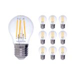 Voordeelpak 10x Noxion Lucent LED Filament Glans 4.5W 827 P45 E27 Helder | Dimbaar - Zeer Warm Wit - Vervangt 40W Voordeelpak 10x Noxion Lucent LED Filament Glans 4.5W 827 P45 E27 Helder | Dimbaar - Zeer Warm Wit - Vervangt 40W