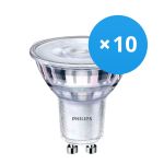 Voordeelpak 10x Philips Corepro LED Spot GU10 PAR16 4W 345lm 36D - 830 Warm Wit | Vervangt 50W Voordeelpak 10x Philips Corepro LED Spot GU10 PAR16 4W 345lm 36D - 830 Warm Wit | Vervangt 50W