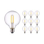 Voordeelpak 10x Noxion PRO LED Globe Classic Filament G95 E27 8W 827 Helder | Zeer Warm Wit - Dimbaar - Vervangt 60W Voordeelpak 10x Noxion PRO LED Globe Classic Filament G95 E27 8W 827 Helder | Zeer Warm Wit - Dimbaar - Vervangt 60W