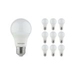 Voordeelpak 10x Noxion Lucent Classic LED E27 Peer Mat 4.9W 480lm - 840 Koel Wit | Vervangt 40W Voordeelpak 10x Noxion Lucent Classic LED E27 Peer Mat 4.9W 480lm - 840 Koel Wit | Vervangt 40W