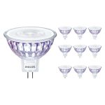 Voordeelpak 10x Philips Master Value LED Spot GU5.3 MR16 7.5W 630lm 36D - 930 Warm Wit | Beste Kleurweergave - Dimbaar - Vervangt 50W Voordeelpak 10x Philips Master Value LED Spot GU5.3 MR16 7.5W 630lm 36D - 930 Warm Wit | Beste Kleurweergave - Dimbaar - Vervangt 50W