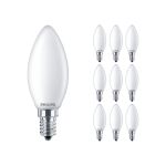 Voordeelpak 10x Philips Corepro LED Kaars E14 Mat 2.2W 250lm - 827 Zeer Warm Wit | Vervangt 25W Voordeelpak 10x Philips Corepro LED Kaars E14 Mat 2.2W 250lm - 827 Zeer Warm Wit | Vervangt 25W