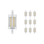 Voordeelpak 10x Ledvance Performance LED R7s Dubbel Ended 78mm Helder 9.5W 1055lm - 827 Zeer Warm Wit | Dimbaar - Vervangt 75W Voordeelpak 10x Ledvance Performance LED R7s Dubbel Ended 78mm Helder 9.5W 1055lm - 827 Zeer Warm Wit | Dimbaar - Vervangt 75W