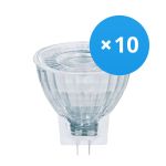 Voordeelpak 10x Ledvance Performance LED Spot Reflector GU4 MR11 4.2W 345lm 36D - 840 Koel Wit | Vervangt 35W Voordeelpak 10x Ledvance Performance LED Spot Reflector GU4 MR11 4.2W 345lm 36D - 840 Koel Wit | Vervangt 35W