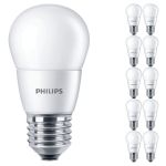 Voordeelpak 10x Philips Corepro LED Lustre E27 Kogel Mat 7W 806lm - 827 Zeer Warm Wit | Vervangt 60W Voordeelpak 10x Philips Corepro LED Lustre E27 Kogel Mat 7W 806lm - 827 Zeer Warm Wit | Vervangt 60W