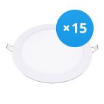 Voordeelpak 15x LED Downlight UltraSlim 24W 1950lm 110D - 840 Koel Wit | 295mm - Zaagmaat 280mm Voordeelpak 15x LED Downlight UltraSlim 24W 1950lm 110D - 840 Koel Wit | 295mm - Zaagmaat 280mm