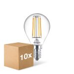 Voordeelpak 10x Philips Master Value LED Lustre E14 Kogel Filament Helder 3.4W 470lm - 927 Zeer Warm Wit | Beste Kleurweergave - Dimbaar - Vervangt 40W Voordeelpak 10x Philips Master Value LED Lustre E14 Kogel Filament Helder 3.4W 470lm - 927 Zeer Warm Wit | Beste Kleurweergave - Dimbaar - Vervangt 40W