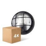 Voordeelpak 4x D'Lite Wandlamp Ecco Zwart Rond | IP54 - Geschikt voor 1x E27 Voordeelpak 4x D'Lite Wandlamp Ecco Zwart Rond | IP54 - Geschikt voor 1x E27