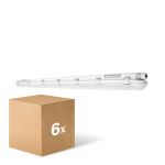 Voordeelpak 6x Ledvance LED Waterdichte Montagebalk Vochtbestendig 46W 6400lm - 865 Daglicht | 150cm Voordeelpak 6x Ledvance LED Waterdichte Montagebalk Vochtbestendig 46W 6400lm - 865 Daglicht | 150cm