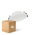 Voordeelpak 4x Ledvance LED Downlight Alu DN150 14W 1190lm 100D - 830 Warm Wit | 160mm - IP44  Voordeelpak 4x Ledvance LED Downlight Alu DN150 14W 1190lm 100D - 830 Warm Wit | 160mm - IP44