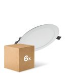 Voordeelpak 6x Ledvance LED Downlight Value DN180 17W 1350lm 110D - 830 Warm Wit | 192mm  Voordeelpak 6x Ledvance LED Downlight Value DN180 17W 1350lm 110D - 830 Warm Wit | 192mm