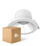 Voordeelpak 6x Noxion LED Downlight Apollo V2.0 15-25W 1800-3060lm 60D - 830/840 CCT | 220mm - Zaagmaat 200mm Voordeelpak 6x Noxion LED Downlight Apollo V2.0 15-25W 1800-3060lm 60D - 830/840 CCT | 220mm - Zaagmaat 200mm