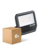 Voordeelpak 6x Ledvance LED Breedstraler Aluminium Zwart 69W 10000lm 100D - 840 Koel Wit | IP66 - Symmetrisch Voordeelpak 6x Ledvance LED Breedstraler Aluminium Zwart 69W 10000lm 100D - 840 Koel Wit | IP66 - Symmetrisch