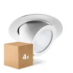 Voordeelpak 4x Noxion LED Downlight Forza Wit 35W 3100lm 36D - 940 Koel Wit | 168mm - Beste Kleurweergave Voordeelpak 4x Noxion LED Downlight Forza Wit 35W 3100lm 36D - 940 Koel Wit | 168mm - Beste Kleurweergave