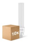 Voordeelpak 10x Noxion Lucent PL-C LED 7.4W - 830 Warm Wit | Vervangt 26W Voordeelpak 10x Noxion Lucent PL-C LED 7.4W - 830 Warm Wit | Vervangt 26W