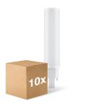 Voordeelpak 10x Ledvance Dulux D/E LED 10W - 840 Koel Wit | Vervangt 26W Voordeelpak 10x Ledvance Dulux D/E LED 10W - 840 Koel Wit | Vervangt 26W