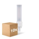 Voordeelpak 10x Ledvance Dulux-D LED 7W - 830 Warm Wit | Vervangt 18W Voordeelpak 10x Ledvance Dulux-D LED 7W - 830 Warm Wit | Vervangt 18W