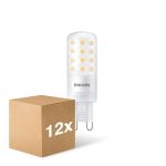 Voordeelpak 12x Philips CorePro LED Capsule G9 Mat 4W 480lm - 827 Zeer Warm Wit | Dimbaar - Vervangt 40W Voordeelpak 12x Philips CorePro LED Capsule G9 Mat 4W 480lm - 827 Zeer Warm Wit | Dimbaar - Vervangt 40W