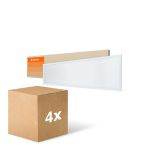 Voordeelpak 4x Ledvance LED Paneel Compact Aluminium Wit 33W 3630lm - 840 Koel Wit | 120x30cm - UGR < 19 Voordeelpak 4x Ledvance LED Paneel Compact Aluminium Wit 33W 3630lm - 840 Koel Wit | 120x30cm - UGR < 19