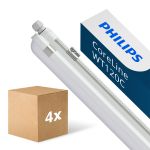Voordeelpak 4x Philips LED Waterdichte Montagebalk CoreLine WT120C Gen2 18/32W 2700/4500lm - 840 Koel Wit | 120cm Voordeelpak 4x Philips LED Waterdichte Montagebalk CoreLine WT120C Gen2 18/32W 2700/4500lm - 840 Koel Wit | 120cm