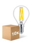 Voordeelpak 10x Philips MASTER LED E14 Kogel Filament Helder 5.9W 806lm - 922-927 Dim To Warm | Beste Kleurweergave - Dimbaar - Vervangt 60W Voordeelpak 10x Philips MASTER LED E14 Kogel Filament Helder 5.9W 806lm - 922-927 Dim To Warm | Beste Kleurweergave - Dimbaar - Vervangt 60W