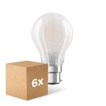 Voordeelpak 6x Osram Retrofit Classic LED B22d Peer Mat 11W 1521lm - 827 Zeer Warm Wit | Dimbaar -  Vervangt 100W Voordeelpak 6x Osram Retrofit Classic LED B22d Peer Mat 11W 1521lm - 827 Zeer Warm Wit | Dimbaar -  Vervangt 100W
