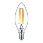 Voordeelpak 10x Philips Corepro LED Kaars E14 Filament Helder 6.5W 806lm - 827 Zeer Warm Wit | Vervangt 60W Voordeelpak 10x Philips Corepro LED Kaars E14 Filament Helder 6.5W 806lm - 827 Zeer Warm Wit | Vervangt 60W